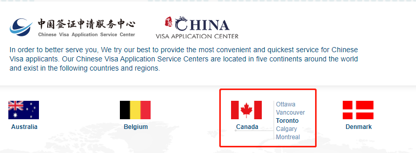 中国签证中心网站截图1
