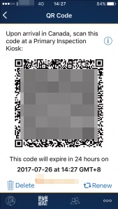 加拿大海关CanBorder手机app,申请自动通关 My Declaration界面8